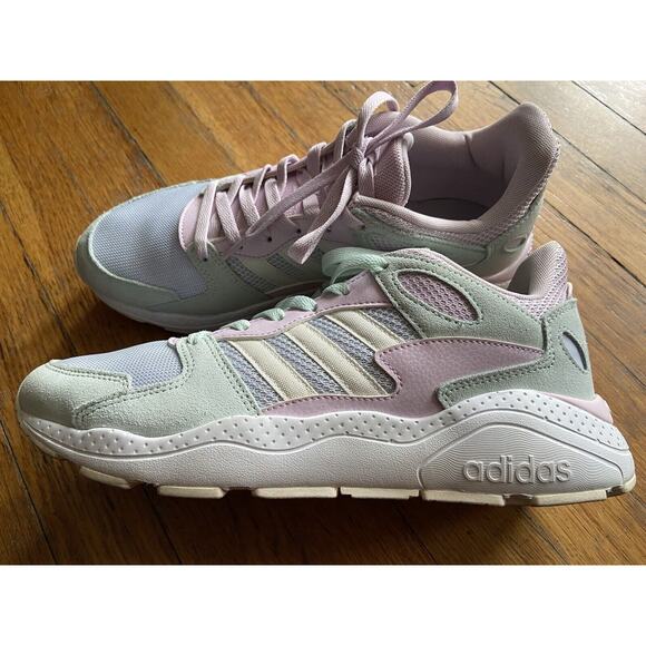 ADIDAS Gray/Pink Cloudfoam Ortholite Float Sneakers Mens sz 11 - Picture 6 of 9